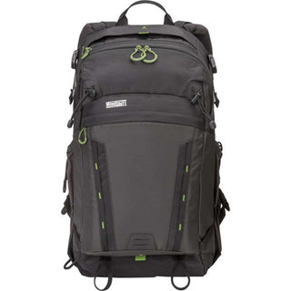 Front Side of the MindShift BackLght 26L Backpack Charcoal