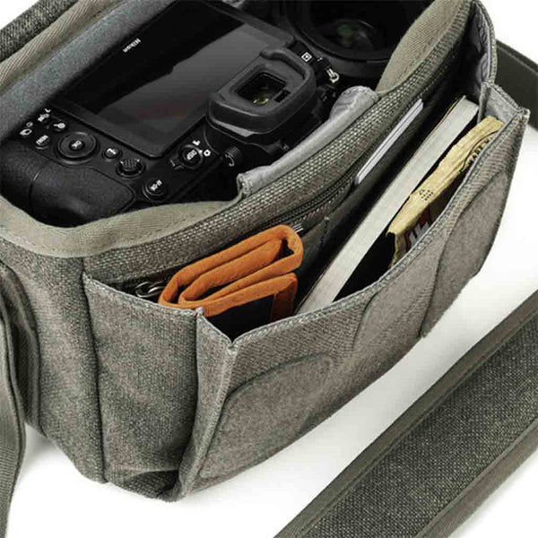 Outer Pocket of the Think Tank Retrospective 4 V2.0 Shoulder Bag Black