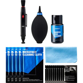 Contents of the VSGO Optical Cleaning Kit Travel Edition