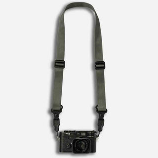 Attached Demonstration of the WANDRD Magnetic Camera Strap 30mm Wasatch Green