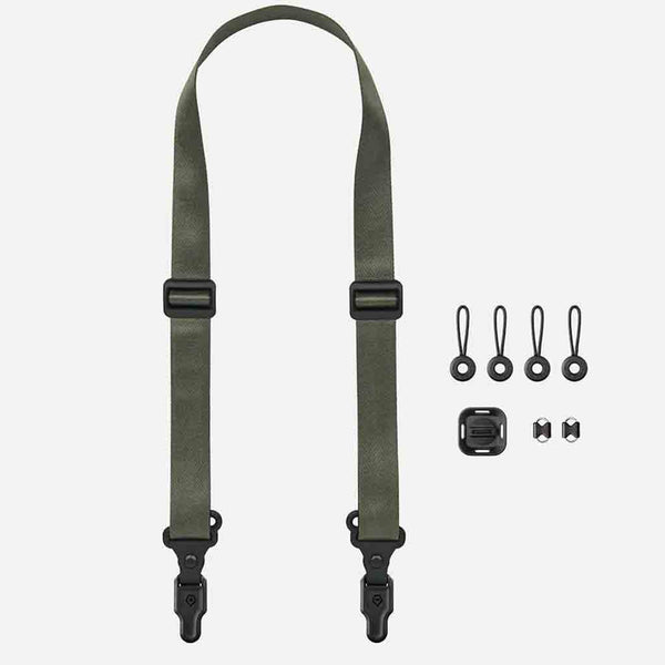 Box Contents of the WANDRD Magnetic Camera Strap 30mm Wasatch Green