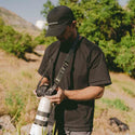 In Use Demonstration of the WANDRD Magnetic Camera Strap 30mm Wasatch Green