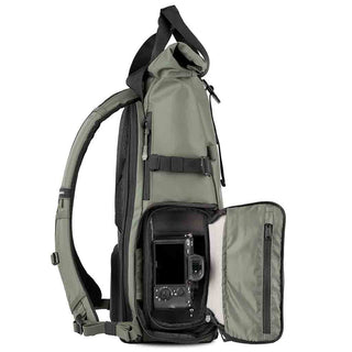 Side of the WANDRD PRVKE V4 31 Photo Bundle Wasatch Green