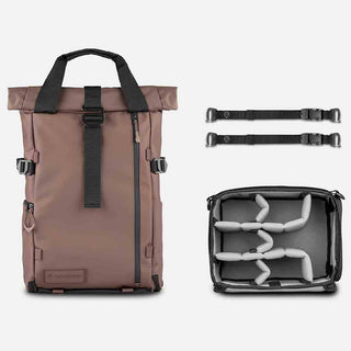 Package Contents of the Wandrd PRVKE 21 V4 Backpack Atacama Clay