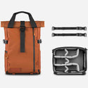 Package Contents of the Wandrd PRVKE 21 V4 Backpack Sedona Orange