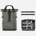 Package Contents of the Wandrd PRVKE 21 V4 Backpack Wasatch Green