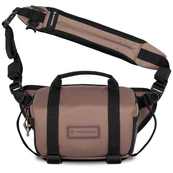 Front Side of the Wandrd Rogue Sling 4L V2 Atacama Clay