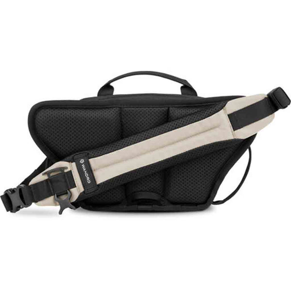 Rear Side of the Wandrd Rogue Sling 4L V2 Bag Yuma Tan