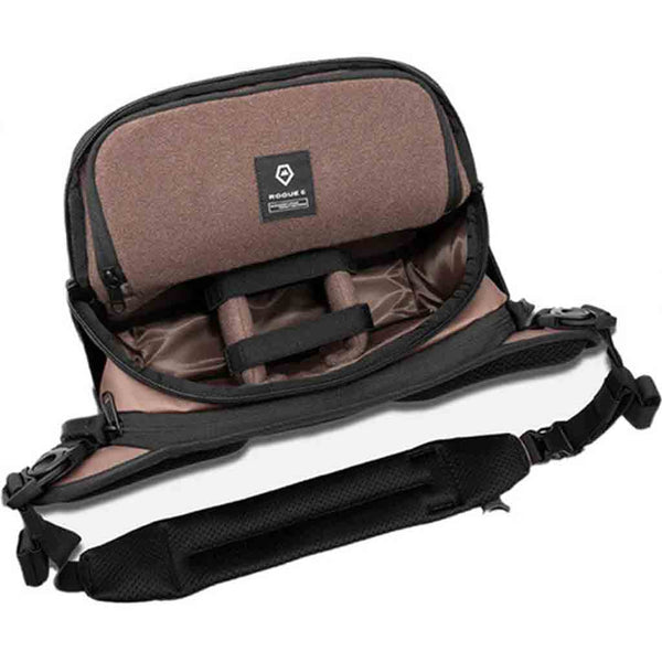 Interior of the Wandrd Rogue Sling 6L V2 Atatama Clay