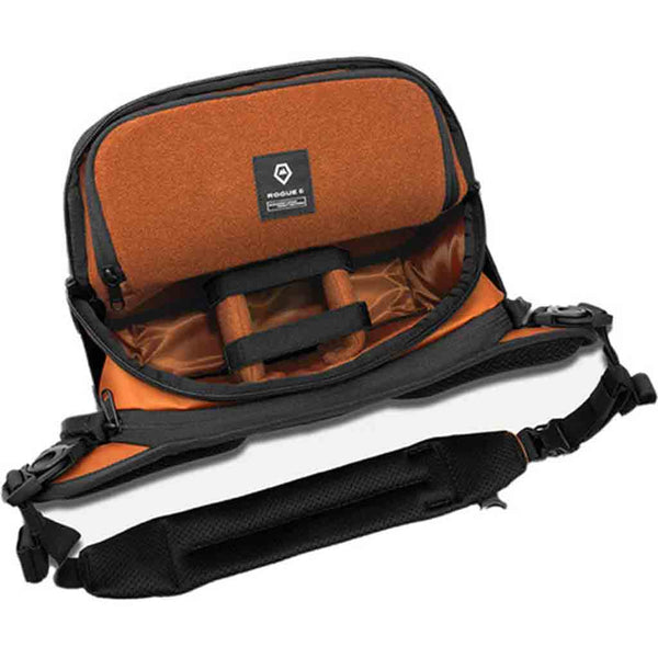 Interior of the Wandrd Rogue Sling 6L V2 Bag Sedonda Orange
