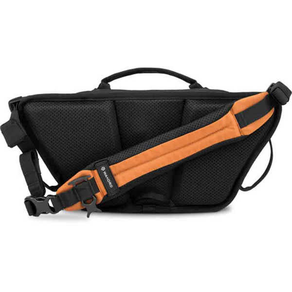 Rear Side of the Wandrd Rogue Sling 6L V2 Bag Sedonda Orange