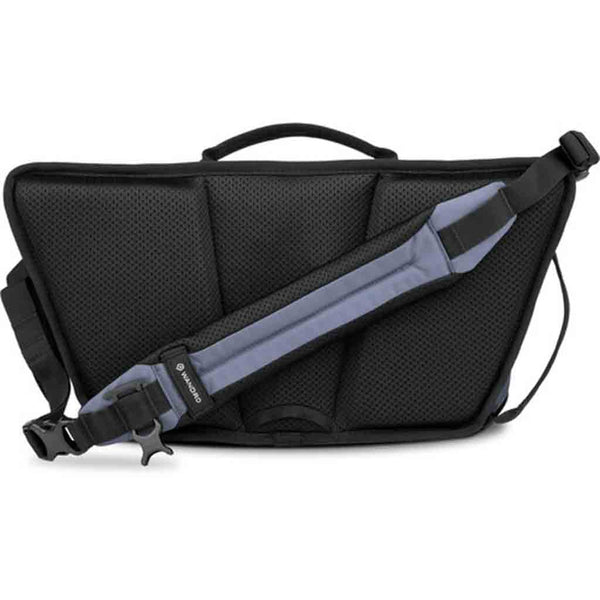 Rear Side of the Wandrd Rogue Sling 9L V2 Aegean Blue