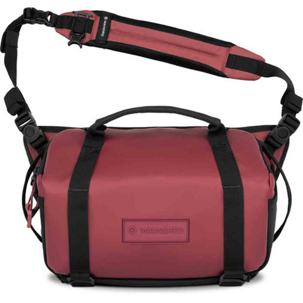 Front Side of the Wandrd Rogue Sling 9L V2 Rhone Burgandy