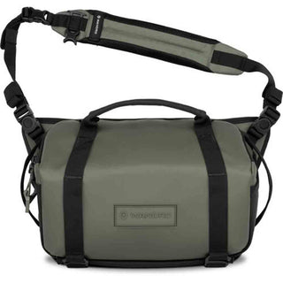 Front Side of the Wandrd Rogue Sling 9L V2 Wasatch Green