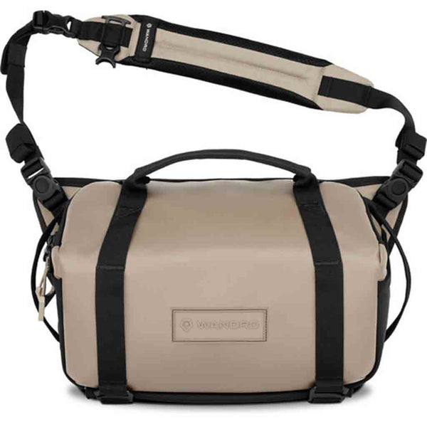 Front Side of the Wandrd Rogue Sling 9L V2 Yuma Tan
