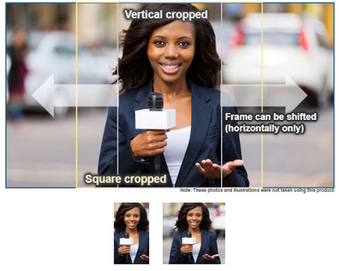 Simultaneous Crop Recording<br><br>When shooting for social media, simultaneous crop recording captures both your full frame and a cropped version in 2K. Depending on the shooting mode, you can choose from three format options: 9:17, 9:16, or 1:1, making content creation faster and more versatile.