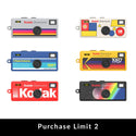 Set of colorful Kodak Charmera cameras on a white background with 'Purchase Limit 2' text.