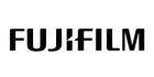 Fujifilm logo in black text on a white background