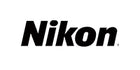 Nikon logo in black and white