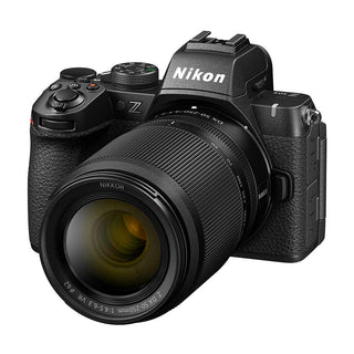Nikon Z50 II 50-250mm Lens Kit sitting at an angle