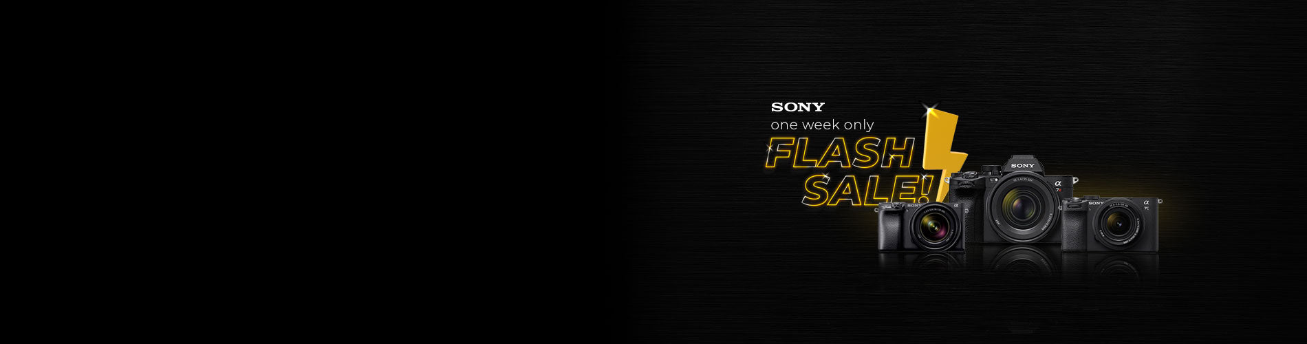Sony Flash Sale with Cameras