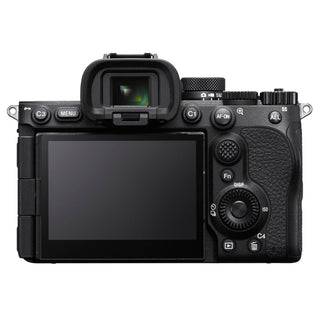 back view of the Sony a7 V camera