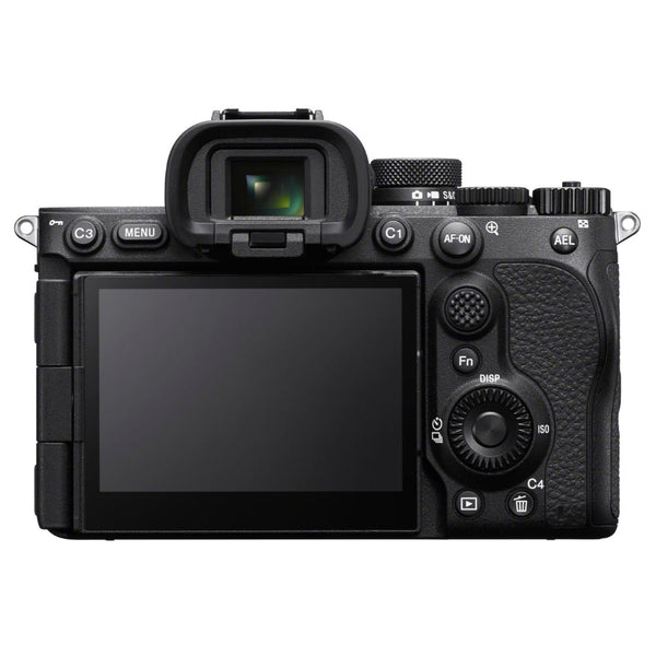 back view of the Sony a7 V camera