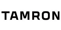 Tamron logo in black text on a white background