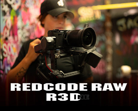 <h4>RED post-production workflow.</h4><p>Footage shot in REDCODE RAW (R3D NE) unlocks the same color space (REDWideGamutRGB) and Log curve (Log3G10) as RED cameras.</p>