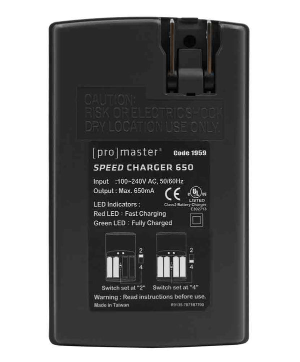 Promaster Speed Charger 650 AA Kit
