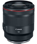 Top view of Canon RF 50mm f/1.2L USM Lens