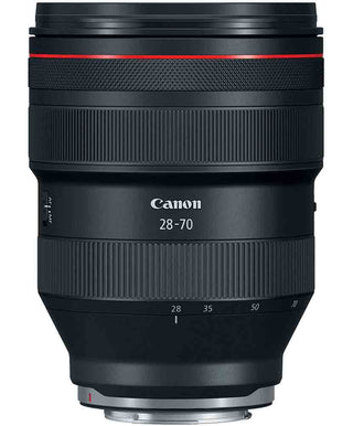 Front view of Canon RF 28-70mm f/2 L USM Lens