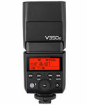 Rear view of Godox Ving V350C Li-ion TTL Speedlite for Canon