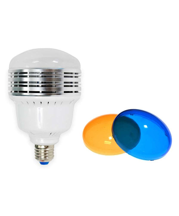 Savage 500W LED light bulb with color filters