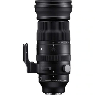 Side view of Sigma 150-600 Sport f5-6.3 E mount lens