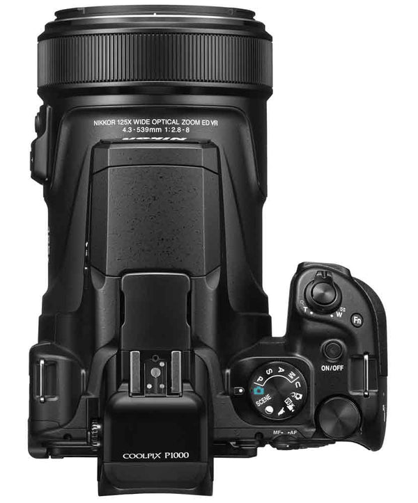 Top Side of Nikon Coolpix P1000