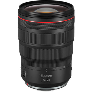 Top view of Canon RF 24-70mm f/2.8 L IS USM Lens