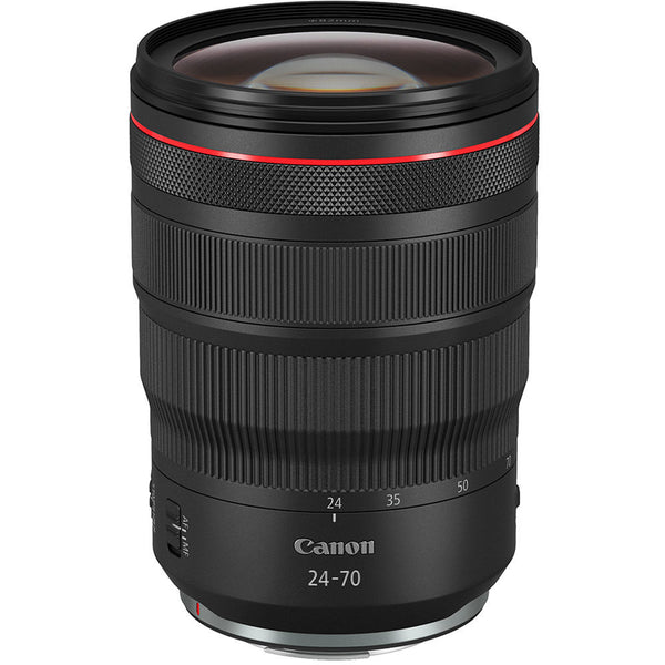 Top view of Canon RF 24-70mm f/2.8 L IS USM Lens