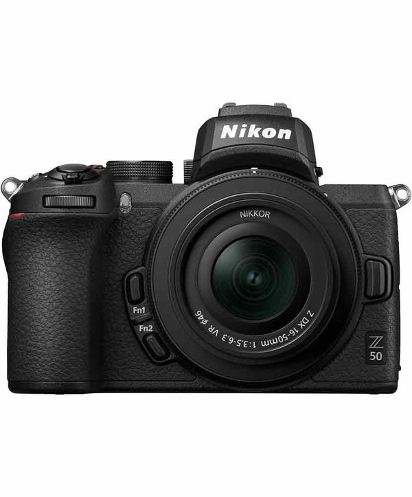 Nikon Z50 16-50mm vr kit front view