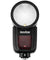 Front view of Godox V1 TTL Flash for Sony