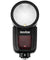 Front view of Godox V1 TTL Flash for Sony