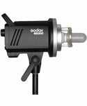 Side view of Godox MS300 studio light flash