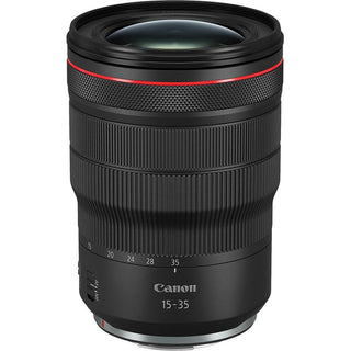 Top view of Canon RF 15-35mm f/2.8 L IS USM Lens