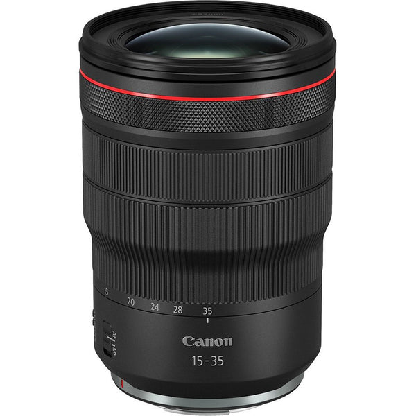 Top view of Canon RF 15-35mm f/2.8 L IS USM Lens