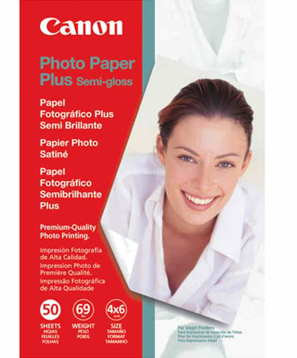 Canon Photopaper Plus Semi-Gloss 4x6 | 50 Sheets