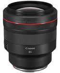 Top view of the Canon RF 85mm f/1.2L USM Lens