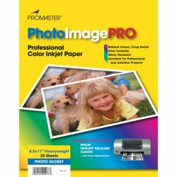 PROMASTER GLOSSY PAPER 8.5X11 | 25 SHEETS