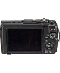 Rear view of the Olympus Tough TG-6 Compact Digital Camera in Black