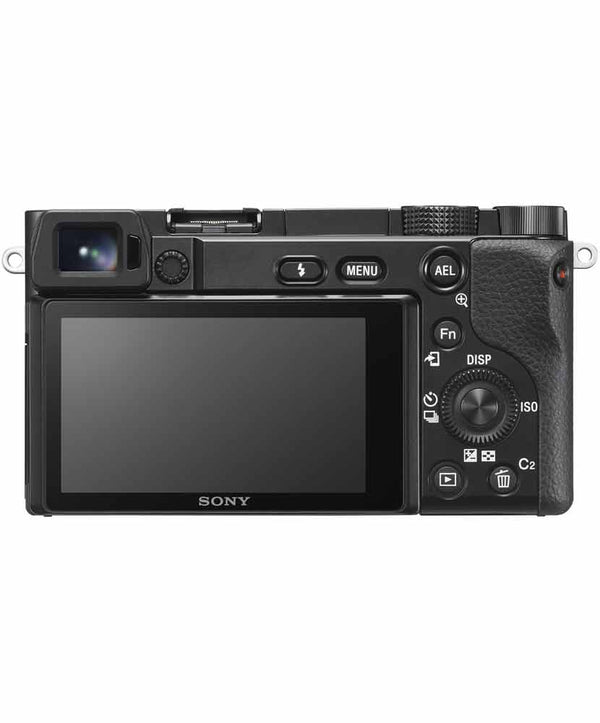 Sony a6100 LCD screen view