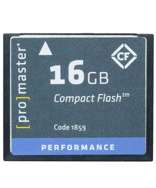PROMASTER 16GB CF PERFORMANCE MEMORY CARD